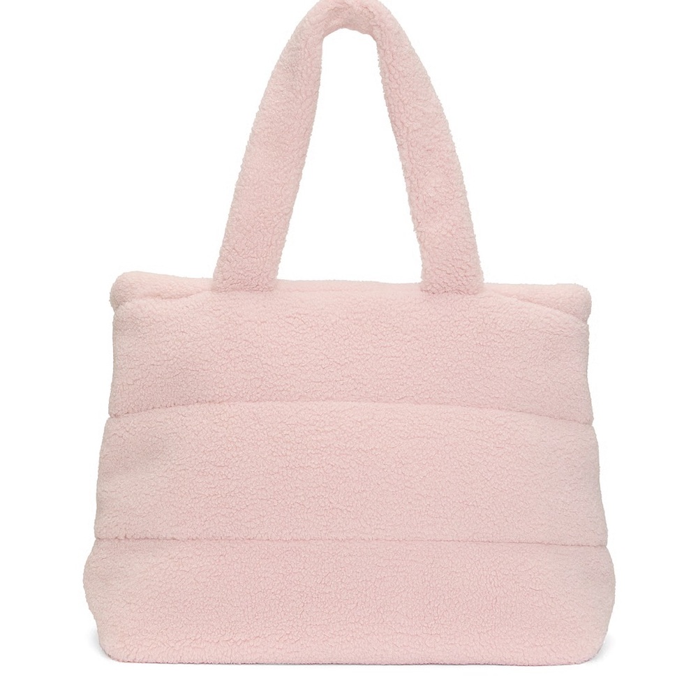 PINK VICTORIA'S SECRET Cozy Plush Tote - Picture 2 of 5